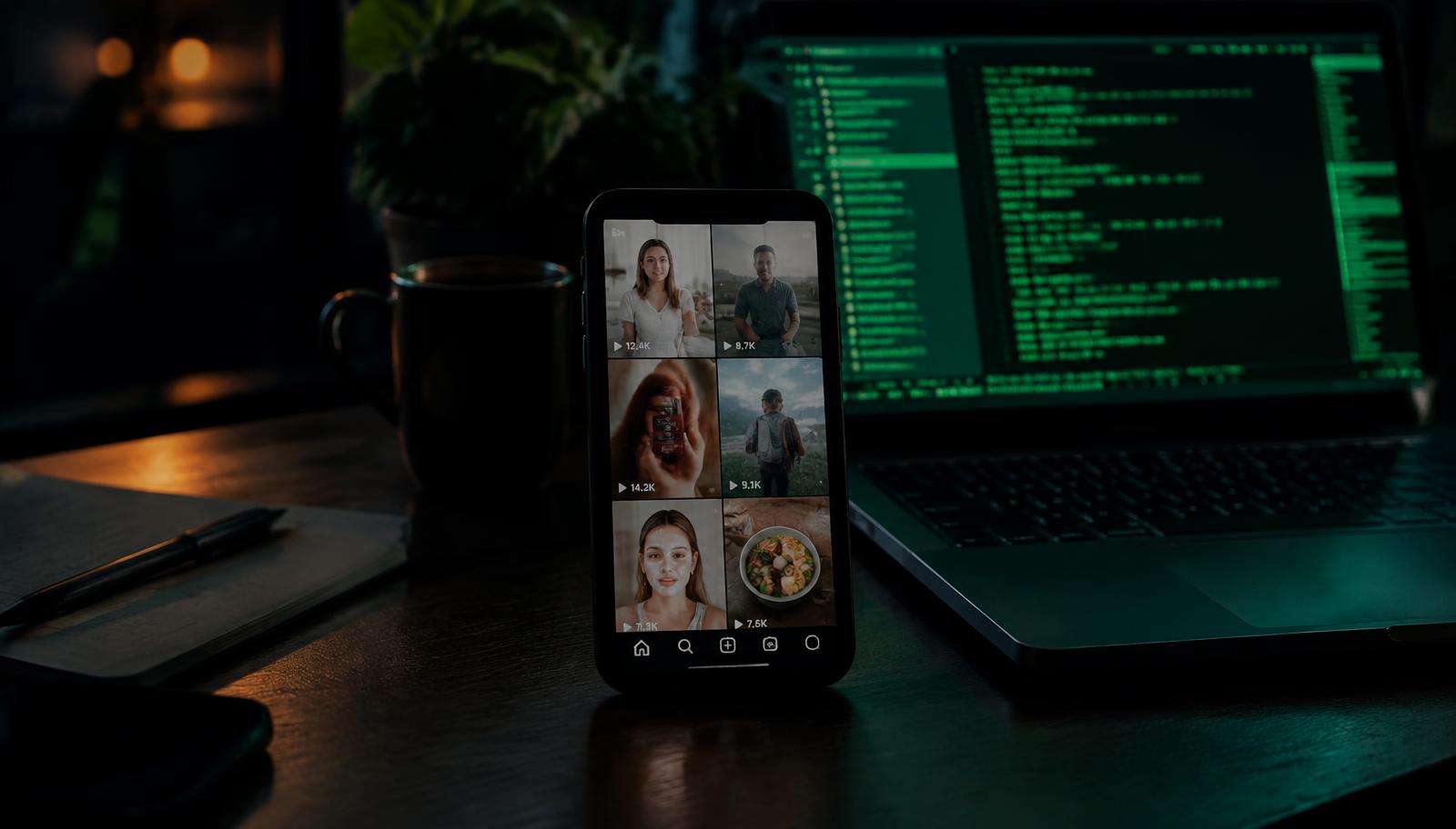 Yapay zeka UGC reklam üretimi: Claude Code ve Higgsfield ile hazırlanan dikey video reklam varyasyonları ekranı
