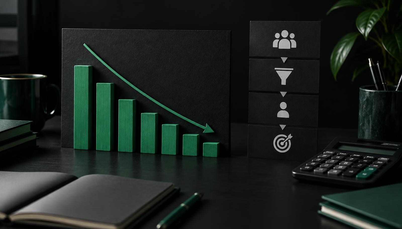 Lead Maliyeti (CPL) Nasıl Düşürülür? 7 Adımlı Yöntem — Next Lvl blog yazısı kapak görseli, danışmanlıklar için müşteri kazanım rehberi